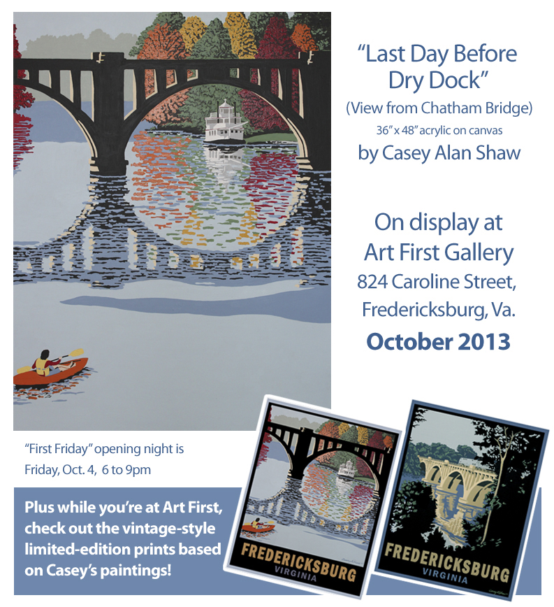 Latest paintings and prints by Casey Alan Shaw, October 2014